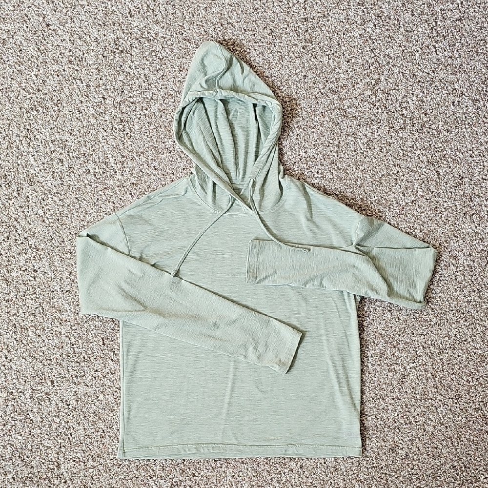 Reebok Light Green Long Sleeve Hoodie